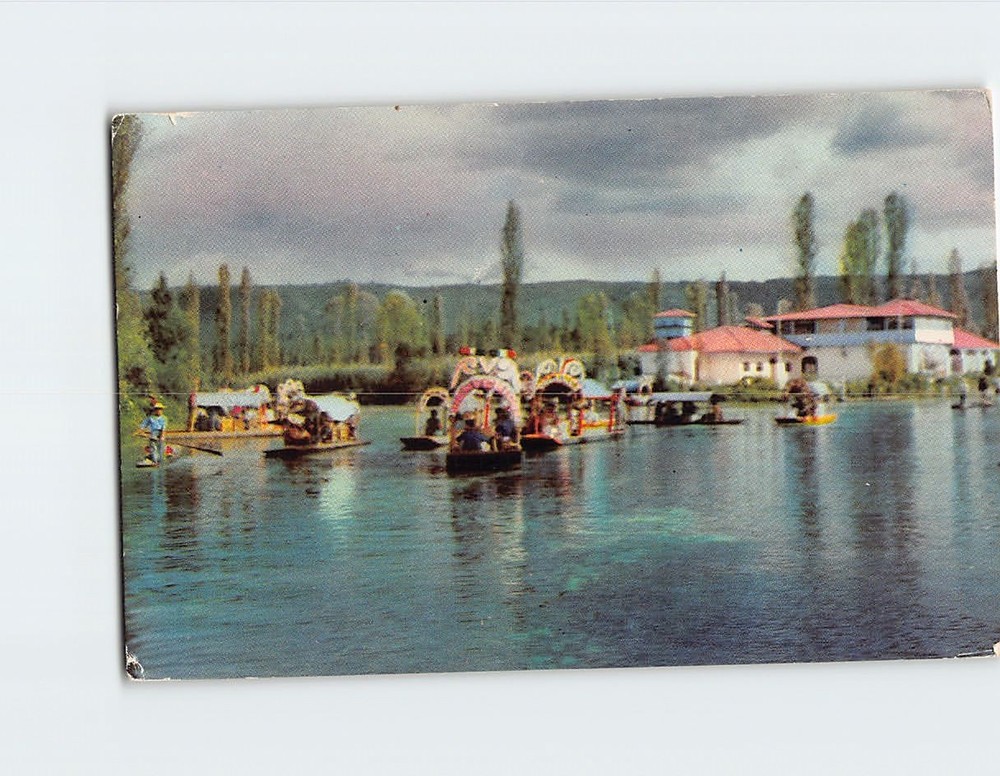 Postcard Xochimilco Lake Xochimilco Mexico