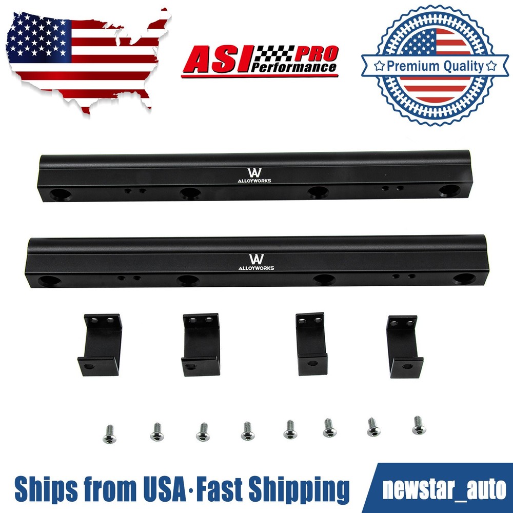 Aluminum Billet Fuel Rails Fits 1996~1998 FORD Mustang Cobra SVT 4.6L DOHC USA