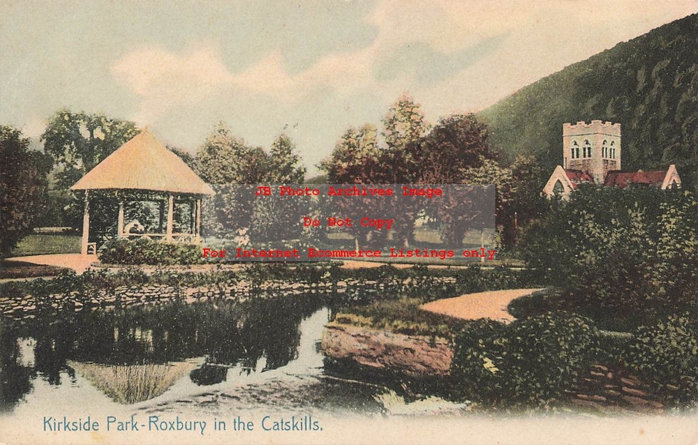 NY, Roxbury, New York, Kirkside Park, CE Barker Pub No 5686