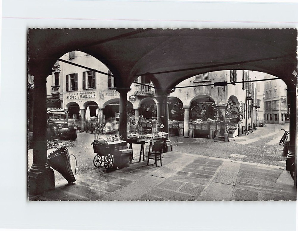 Postcard Portici di Via Pessina Lugano Switzerland