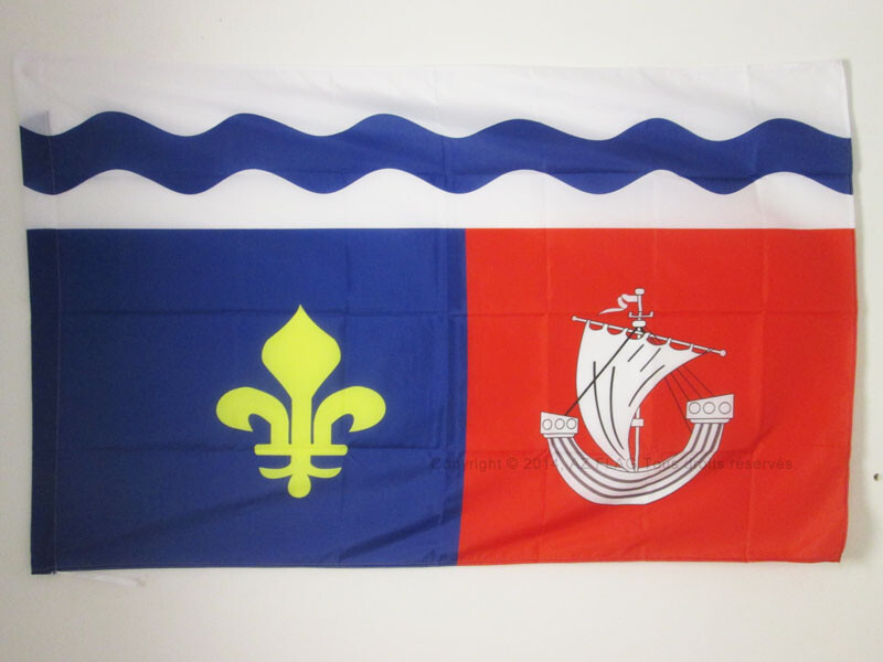 Hauts-de-Seine Flag 3x5 ft French Department France Banner 90x150 cm with Pole Sleeve