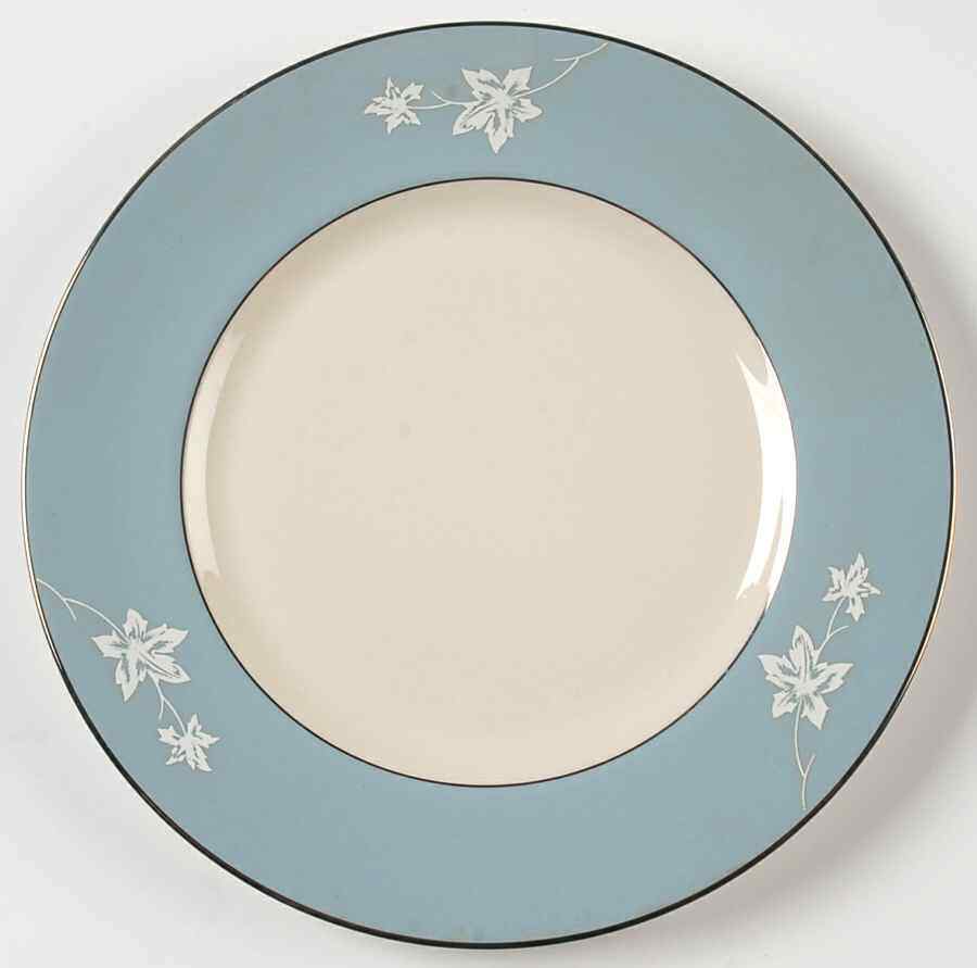Flintridge Misty Leaf Strata Blue Salad Plate 132165