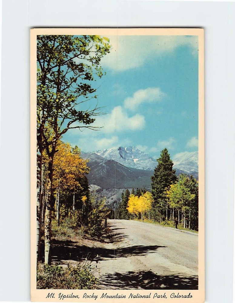 Postcard Mt. Ypsilon Rocky Mountain National Park Colorado USA