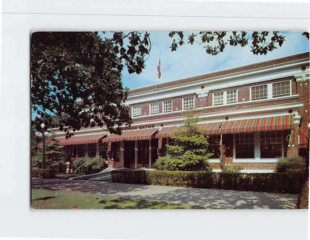 Postcard Superior Bath House Hot Springs National Park Arkansas USA