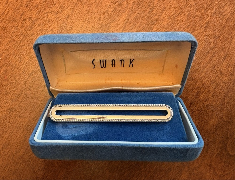 Vintage Silver Tie Clip/Clasp Swank