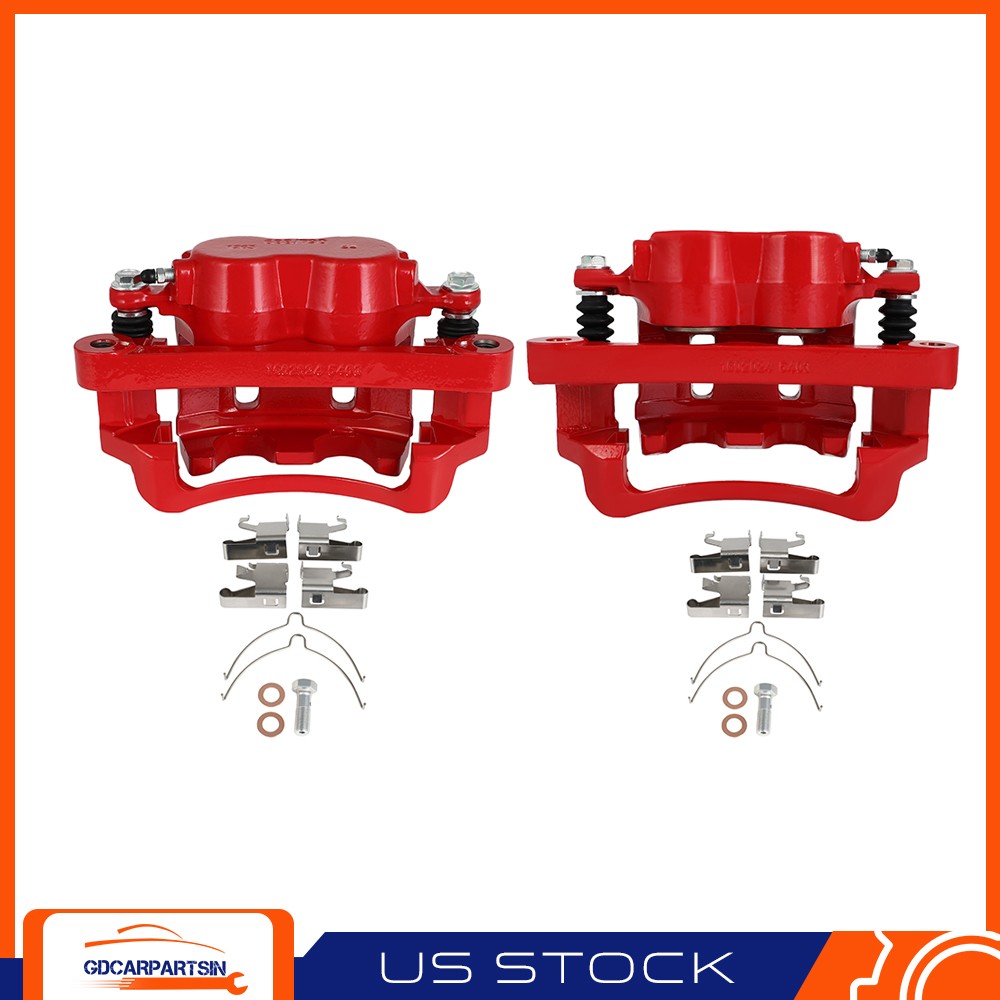 Front Brake Calipers w/ Bracket For Ford Excursion F-250 F-350 Super Duty 00-04