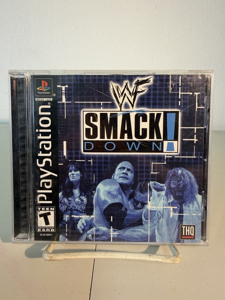 WWF SmackDown! (PS1 PlayStation 1, 2000) Complete! Tested!