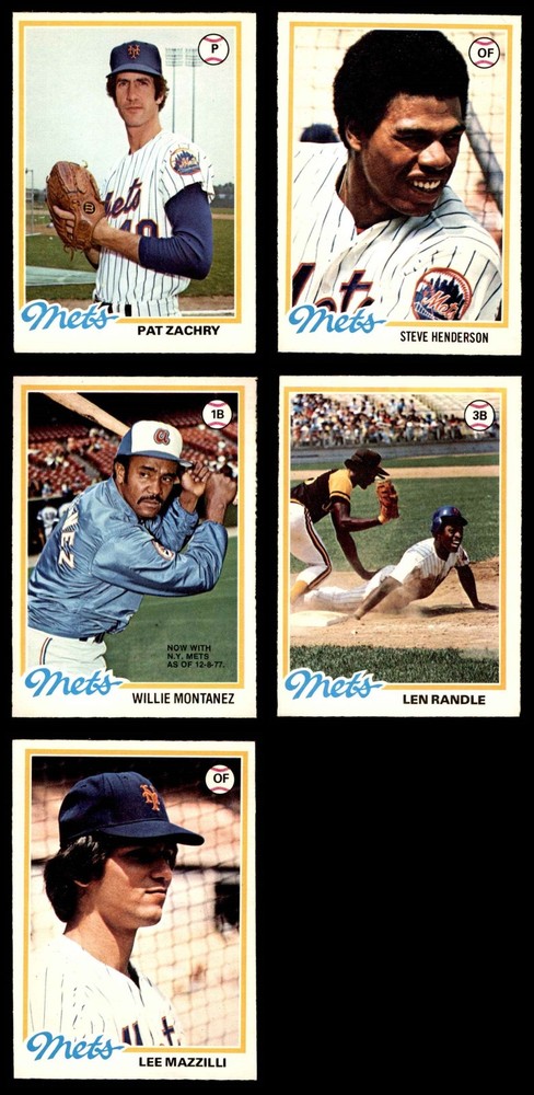 1978 O-Pee-Chee New York Mets Near Team Set 5 - EX 6620400