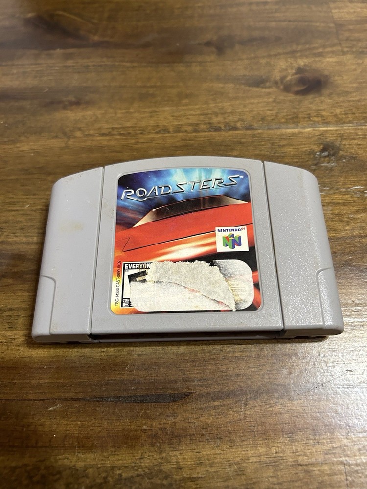 Roadsters (Nintendo 64, 1999) Authentic Cartridge Only Tested Star Video Rental