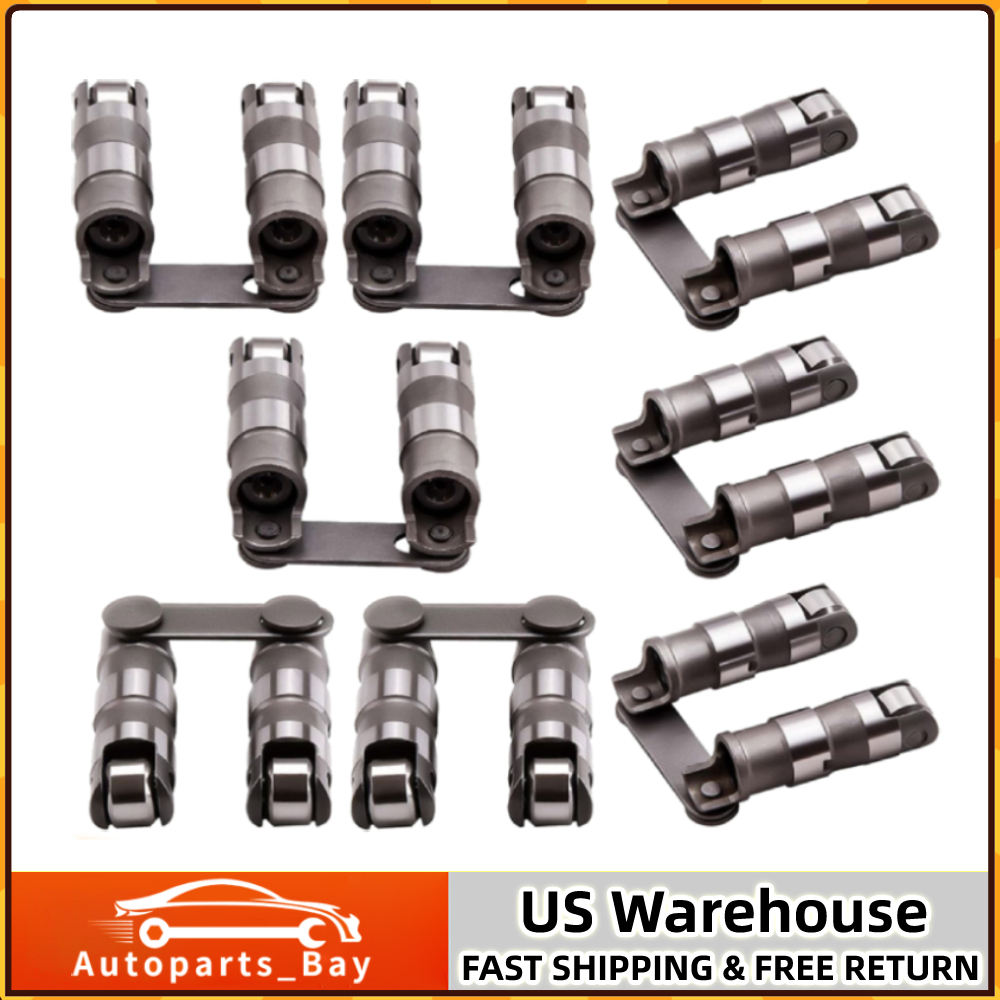 Hydraulic Roller Lifters with Link Bar Small Block for Chevy SBC 350 265-400 V8
