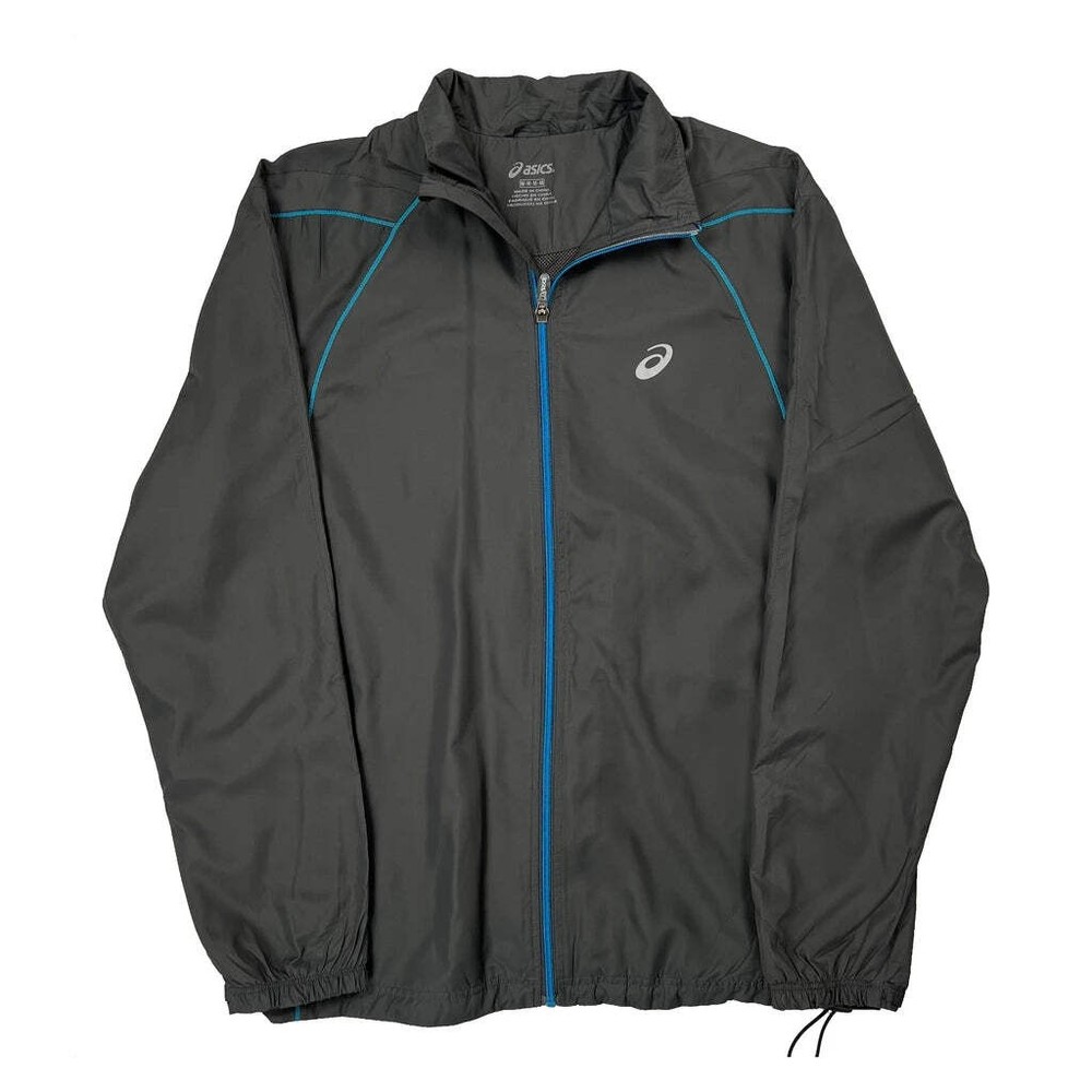Asics Windbreaker - Medium Gray Polyester