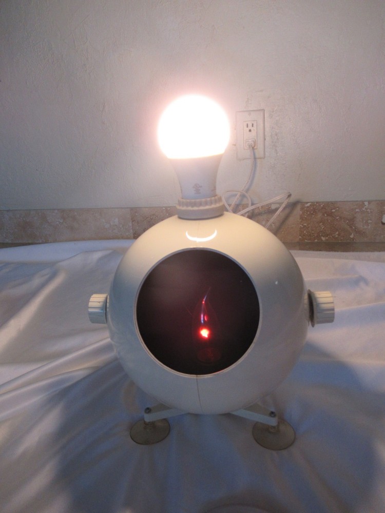 THINK TANK Edward Bono Vintage 1970s/80s Space Age converted Eyeball lamp light