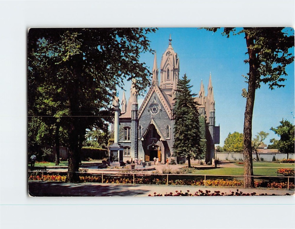 Postcard Assembly Hall Temple Square in Salt Lake City Utah