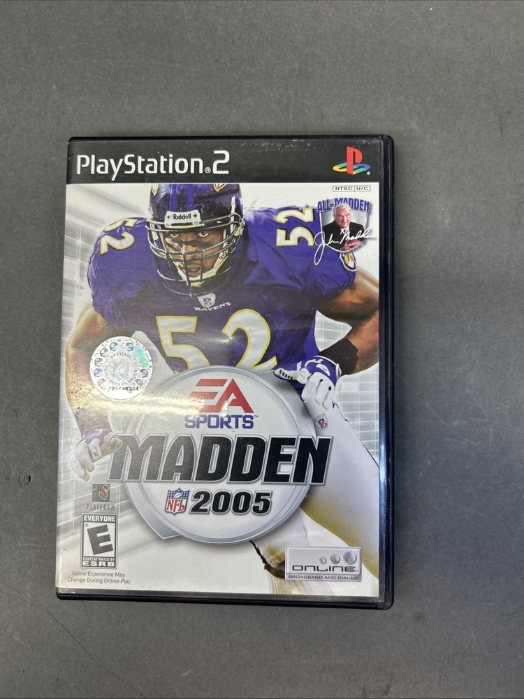 Madden NFL 2005 (Sony PlayStation 2, 2004) Complete CIB Tested