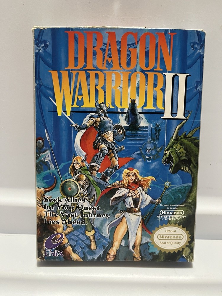Dragon Warrior II (Nintendo NES) Complete - Tested - Authentic