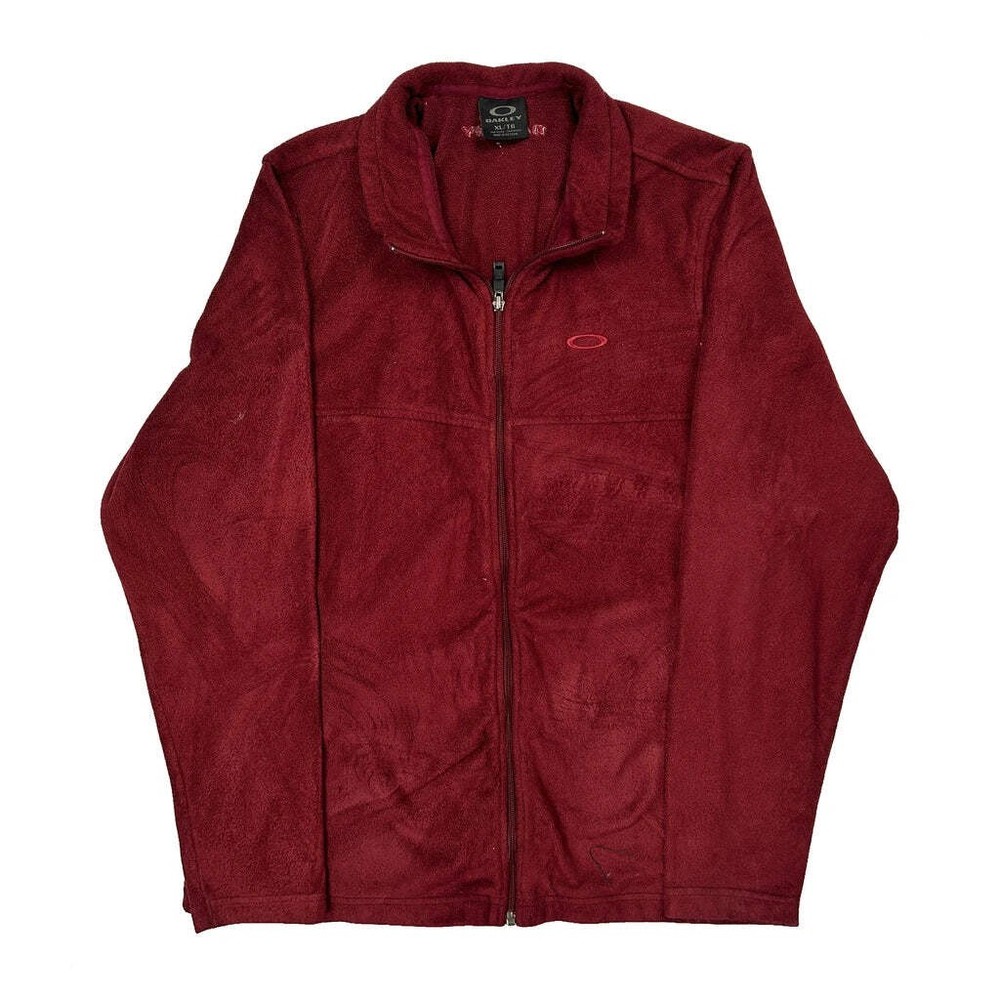 Oakley Fleece Jacket - XL Red Polyester