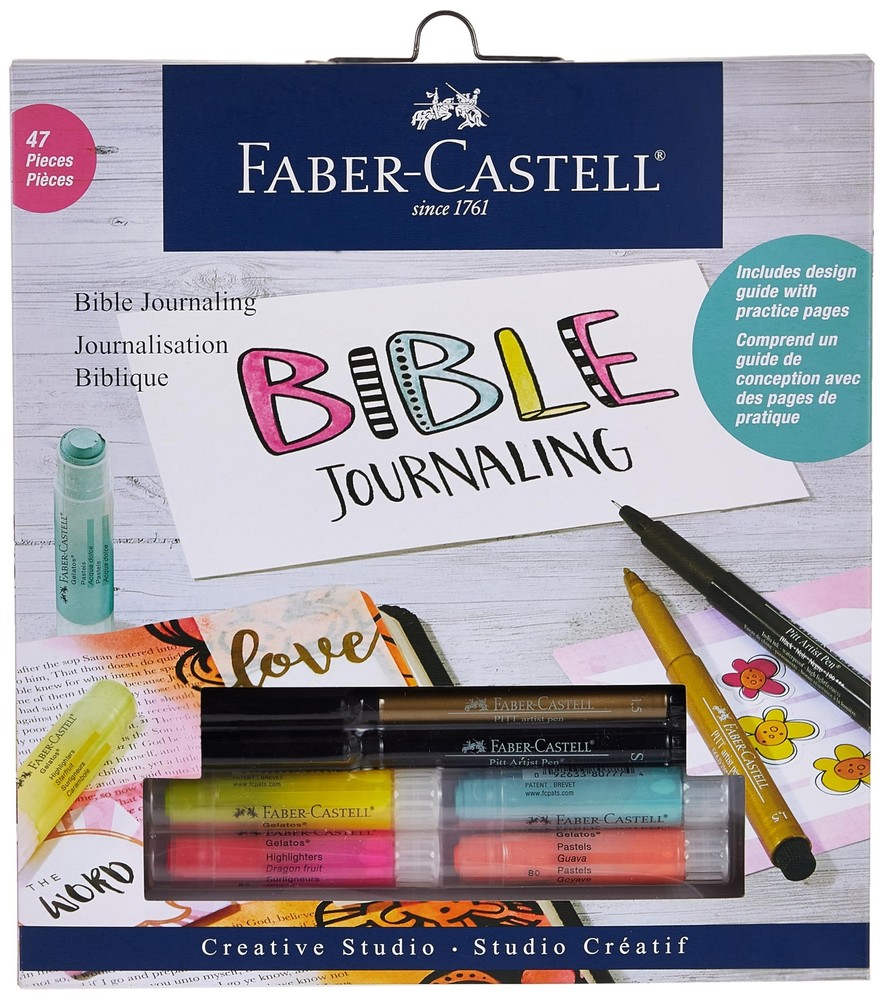 Bible Journaling Kit, Multiple Color, 47 Piece Set