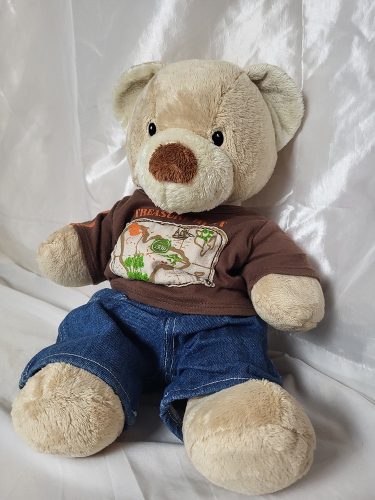Build-A-Bear Workshop Asthma Friendly TeddyBear with Treasure Hunt Outfit Plush