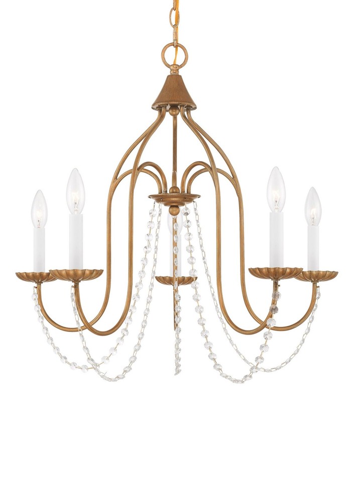 Livex Lighting 40795 Gold Alessia 5-Light 24