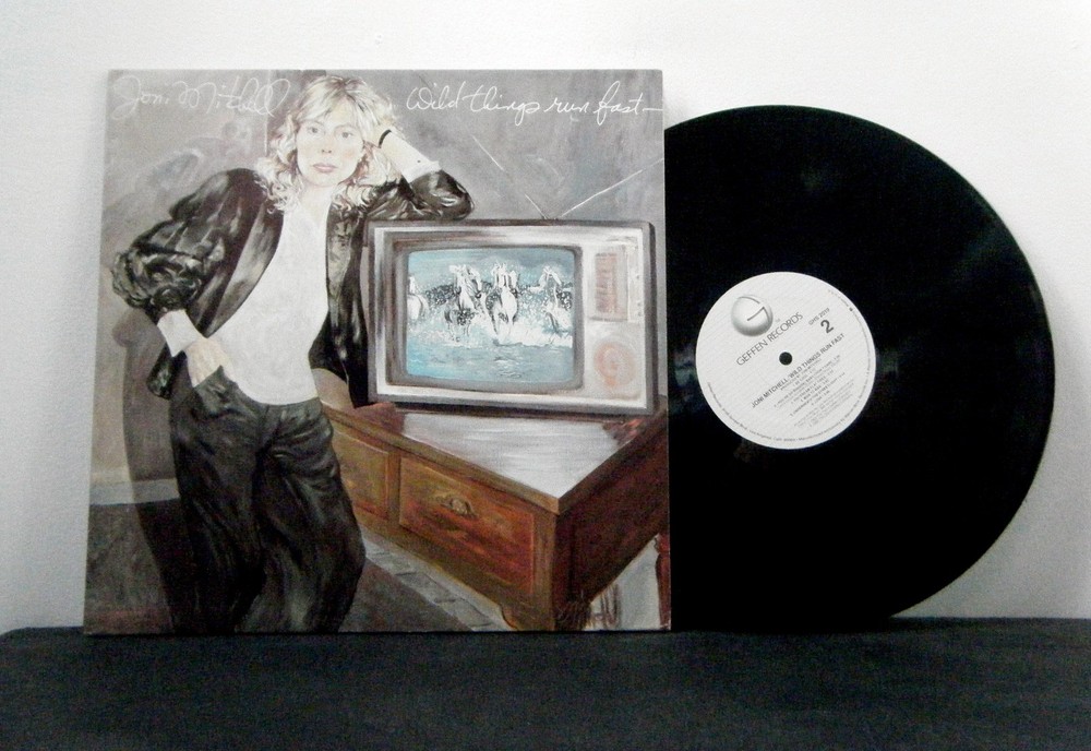 JONI MITCHELL LP Wild things run fast 1982 Geffen  vinyl