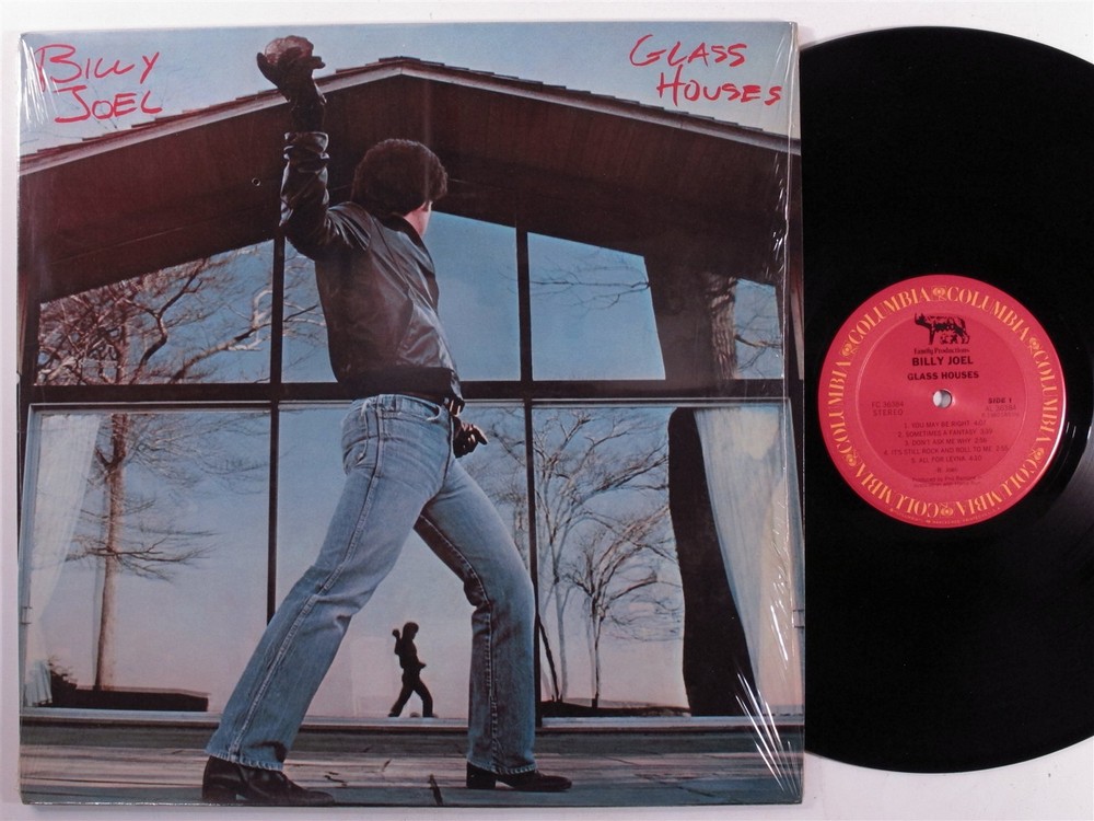 BILLY JOEL Glass Houses COLUMBIA LP VG+ SHRINK f