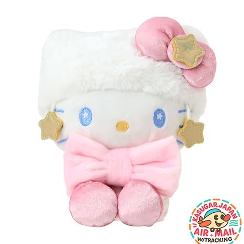 Sanrio Kirakira Winter Plush Hello Kitty H18cm fm Japan w/Tracking