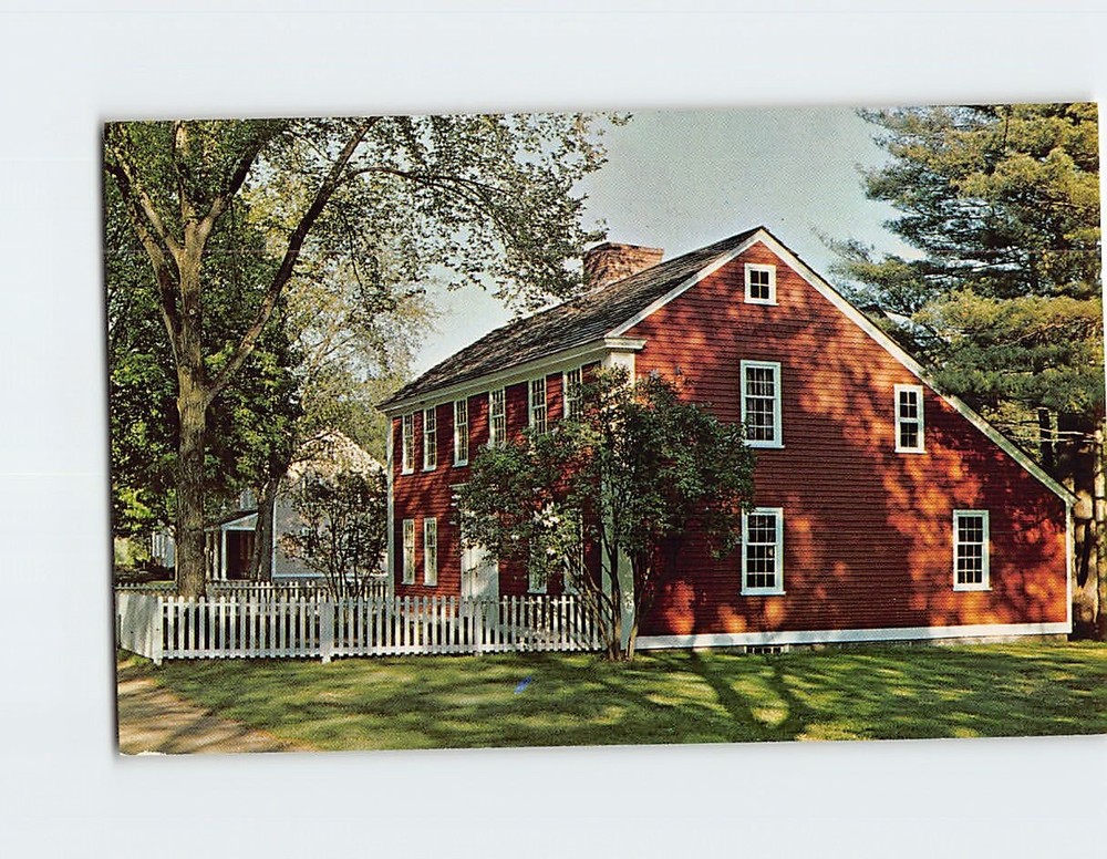 Postcard Solomon Richardson House Old Sturbridge Village Massachusetts USA