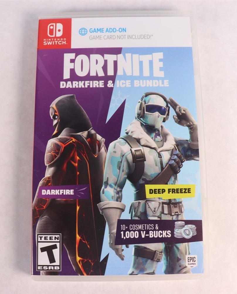 Nintendo Switch Fortnite Darkfire & Ice Bundle Game Add-On