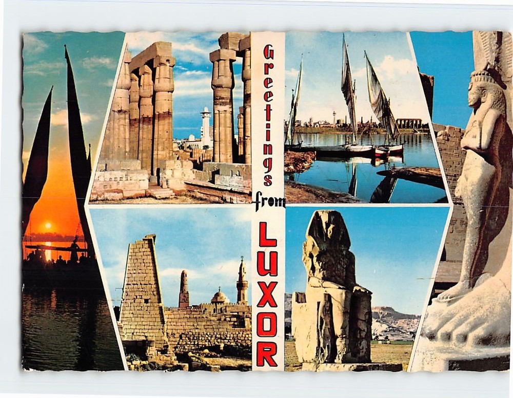 Postcard Greetings from Luxor Egypt