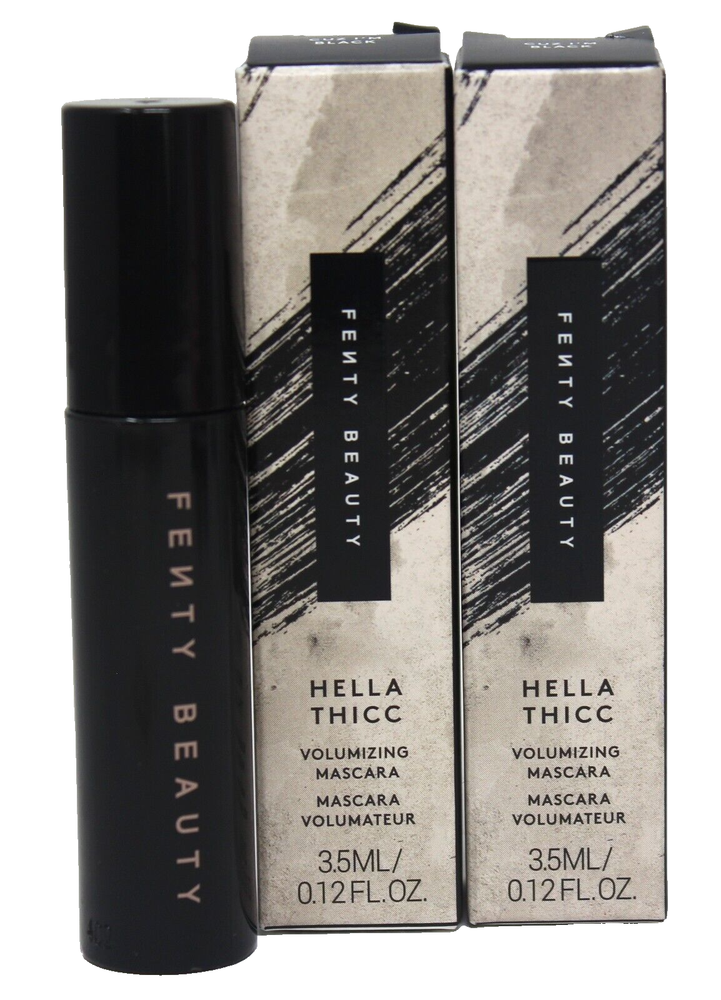 Fenty Beauty Hella Thicc Mascara Cuz I'm Black .12 oz Travel Mini Brand New Box