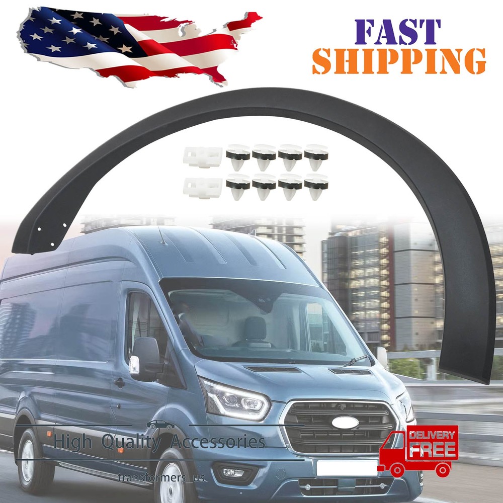 Rear Right Passenger Fender Trim Fits For 2015-2019 Ford Transit CK4Z61280K96AC