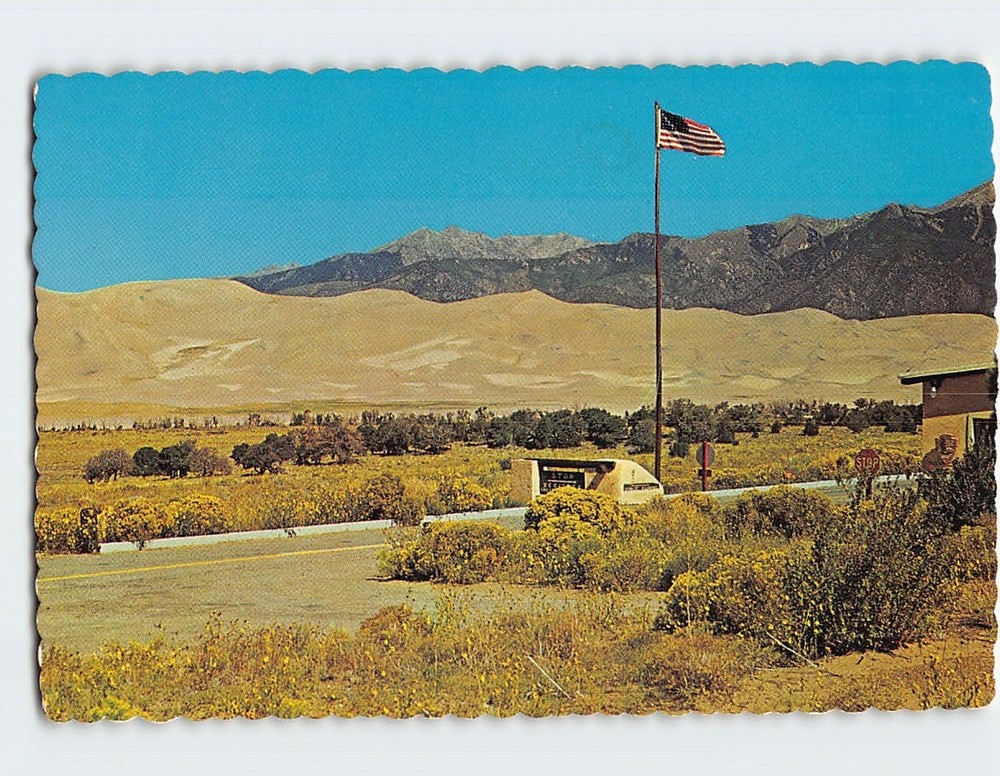 Postcard Great Sand Dunes National Monument Colorado USA