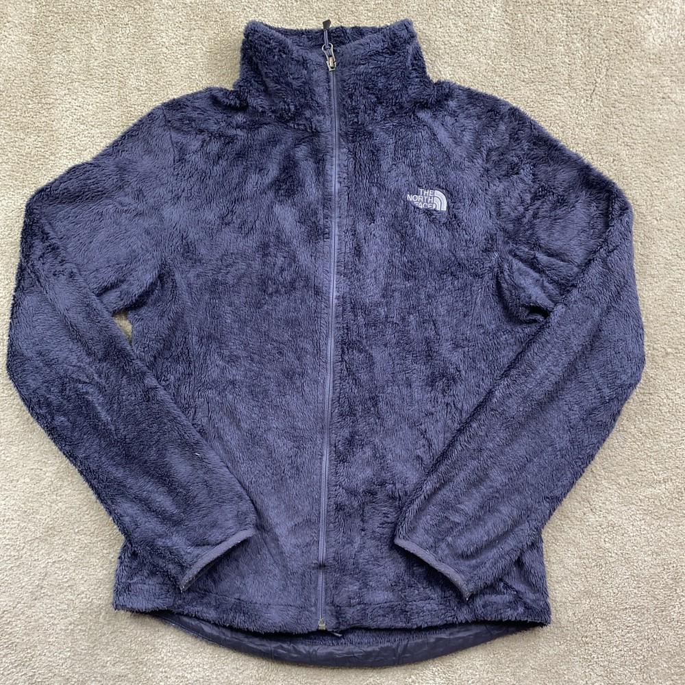The North Face Fleece Jacket Women's Small Blue Full Zip Thermal Jacket 0336