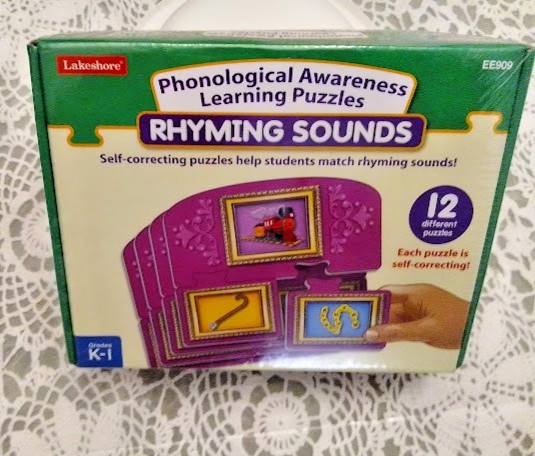 Lakeshore Learning Puzzles - Rhyming Sounds  #EE909 Grades K-1, NEW SEALED