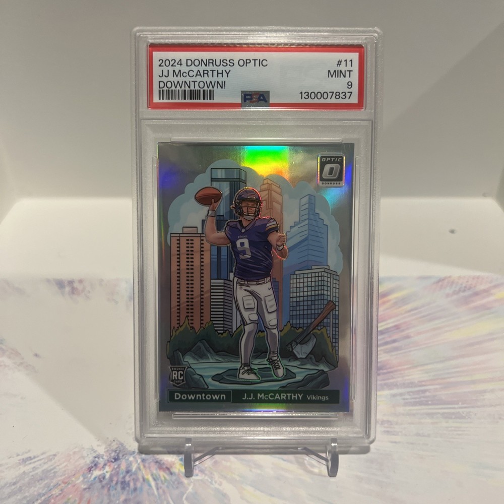 2024 Panini Donruss Optic - Downtown! J.J. McCarthy #11 (RC)