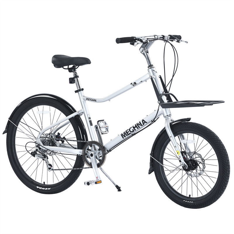 26 Inch Bike 7 Speed Double Disc Brakes Comfort and Commuter Women Men Bicycle