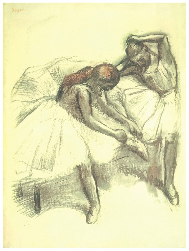 Decor Poster. Fine Graphic Art Design. Ballet dancer drawing. Home Wall Art.1920