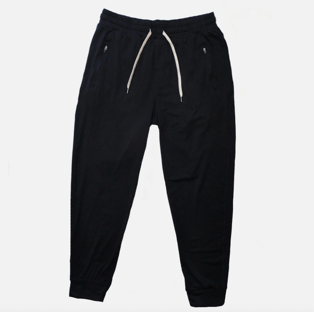 Vuori Ponto Performance Jogger Pants Men’s Large  Black Heather DreamKnit #V438