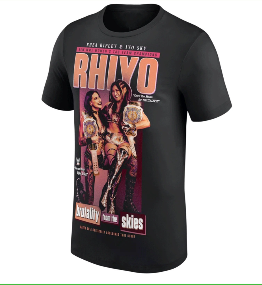 Hot!!! Rhea Ripley & IYO SKY RHIYO Team Champions T-Shirt Reprint