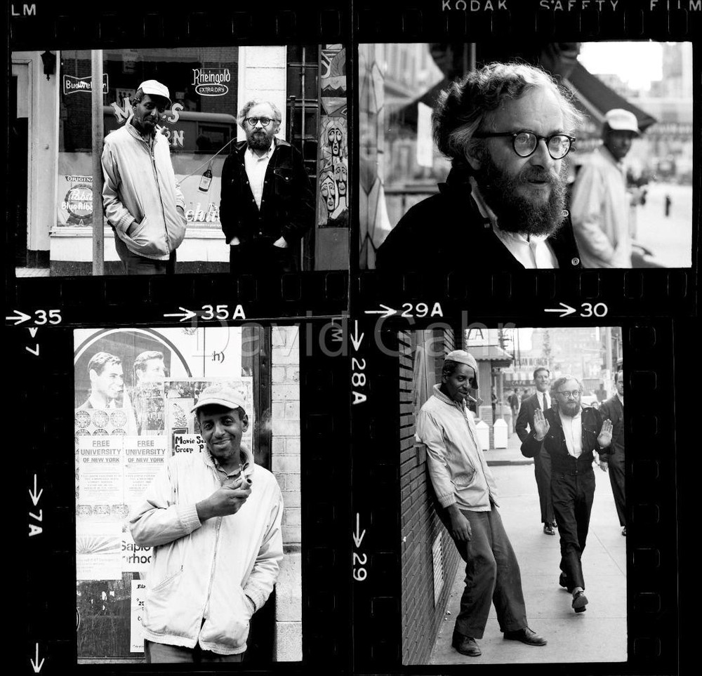 '65 Harry Smith Harmonica Slim Mills Tavern NYC Old Original 4 Negative Lot B747