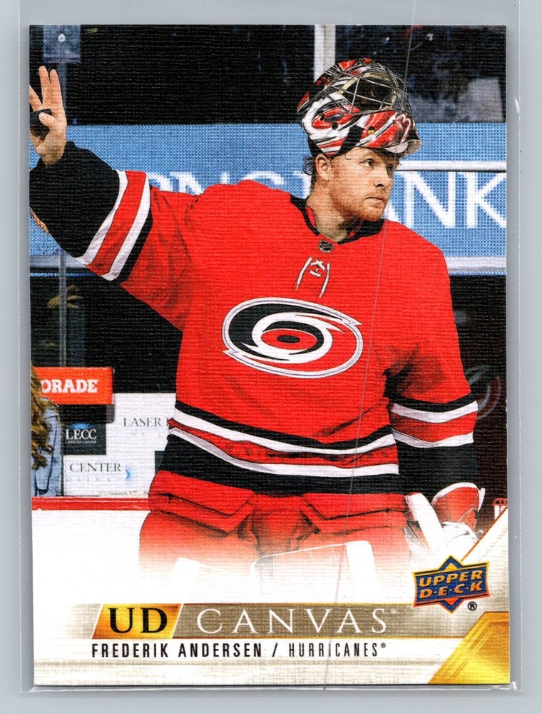 2022-23 Upper Deck Frederik Andersen UD Canvas Hockey Card C15