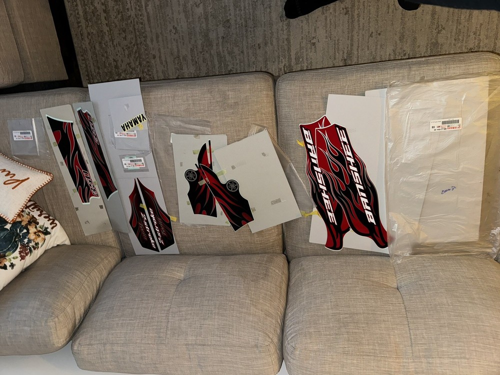 2007 Yamaha Banshee Oem Graphic Kit