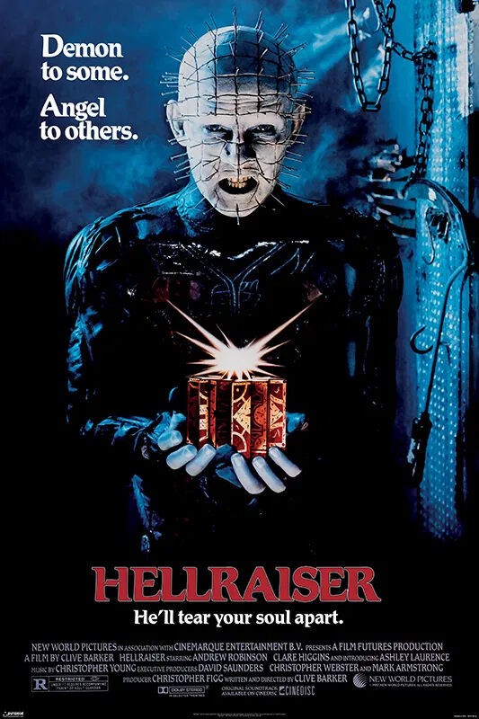 Poster Studio B - Hellraiser Movie Classic Horror 24x36