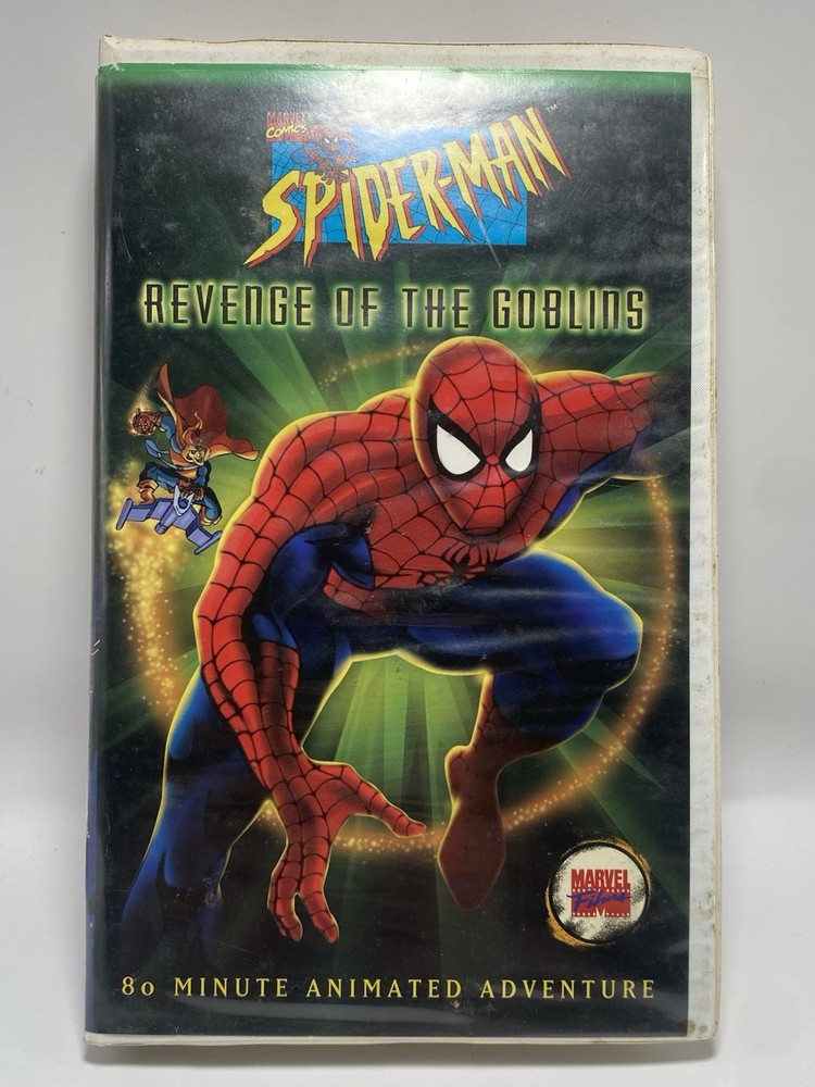 1997 Spider-Man The Animated Series REVENGE OF THE GOBLINS VHS