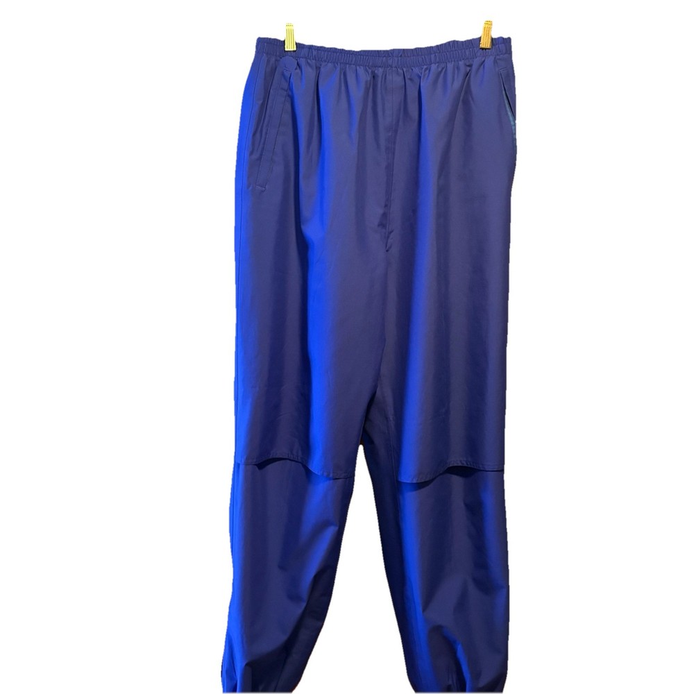 Vintage Saucony Gore Tex Water Resistant Pants Elastic Waist Zip Pockets Size LG