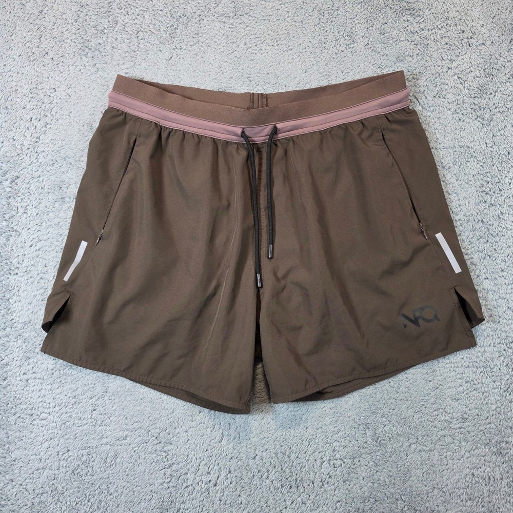 NFQ Running Shorts Mens Large Brown 4