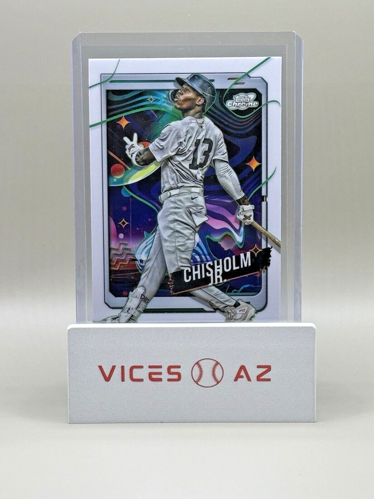 2024 Topps Cosmic Chrome - Jazz Chisholm Jr. #183 White Hole SP - NY Yankees