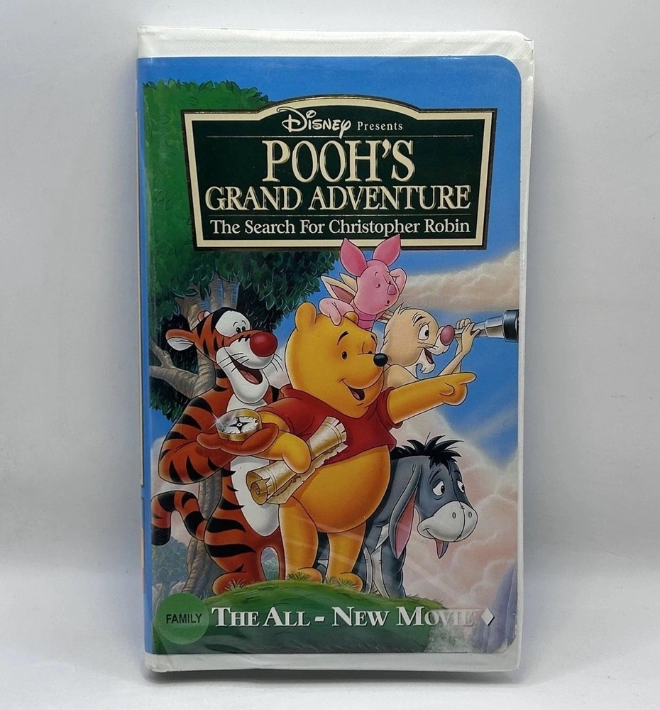 Winnie the Pooh’s Grand Adventure VHS Disney Video Tape Clamshell Nearly New!