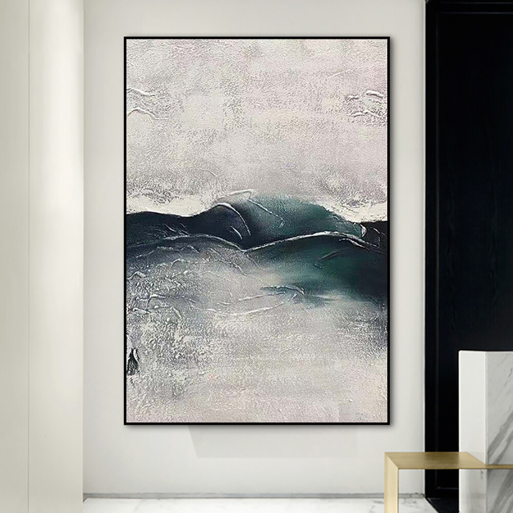 Large Modern Abstract Wall Art Landscape Oil Painting Handmade Artwork For Home