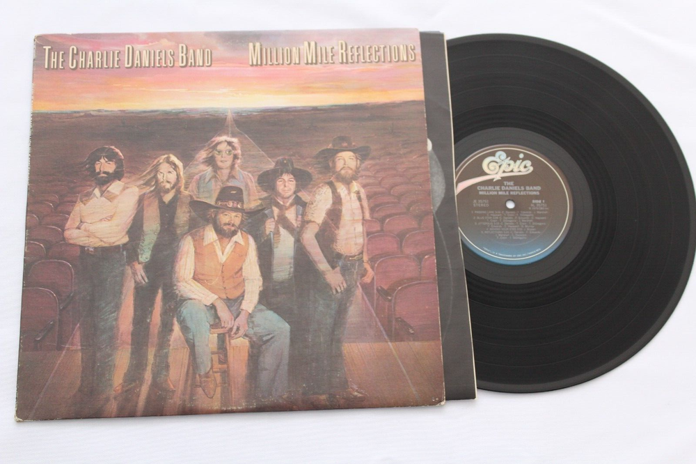 THE CHARLIE DANIELS BAND MILLION MILE REFLECTIONS LP 12